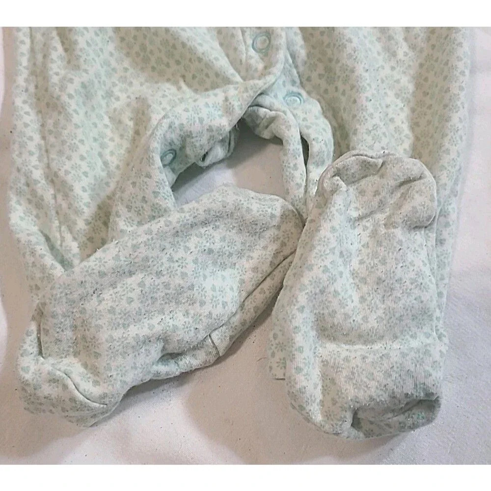 Set Of 2 Baby Girl Footie Pajamas  1 Owl shirt 6-9 Months Sleepwear